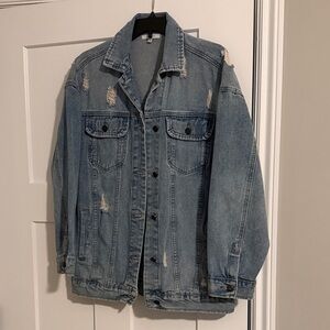 Distressed Denim Jacket